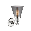 Innovations Lighting Small Cone 1 Light Semi-Flush Mount Part Of The Franklin Restoration Collection 201F-PC-G63-LED