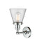 Innovations Lighting Small Cone 1 Light Semi-Flush Mount Part Of The Franklin Restoration Collection 201F-PC-G64