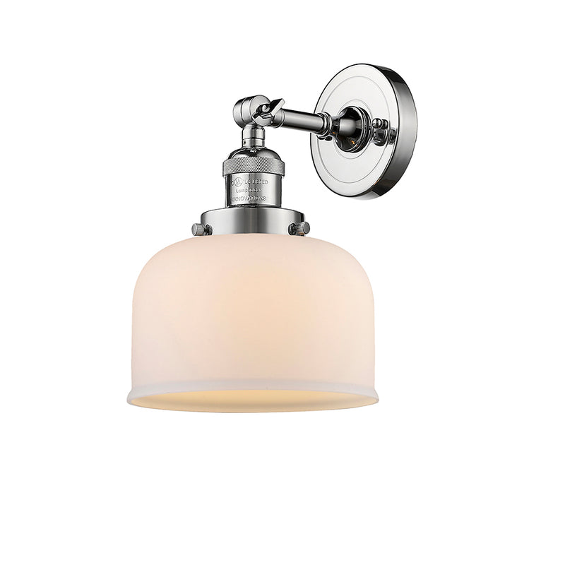 Innovations Lighting Large Bell 1 Light Semi-Flush Mount Part Of The Franklin Restoration Collection 201F-PC-G71-LED