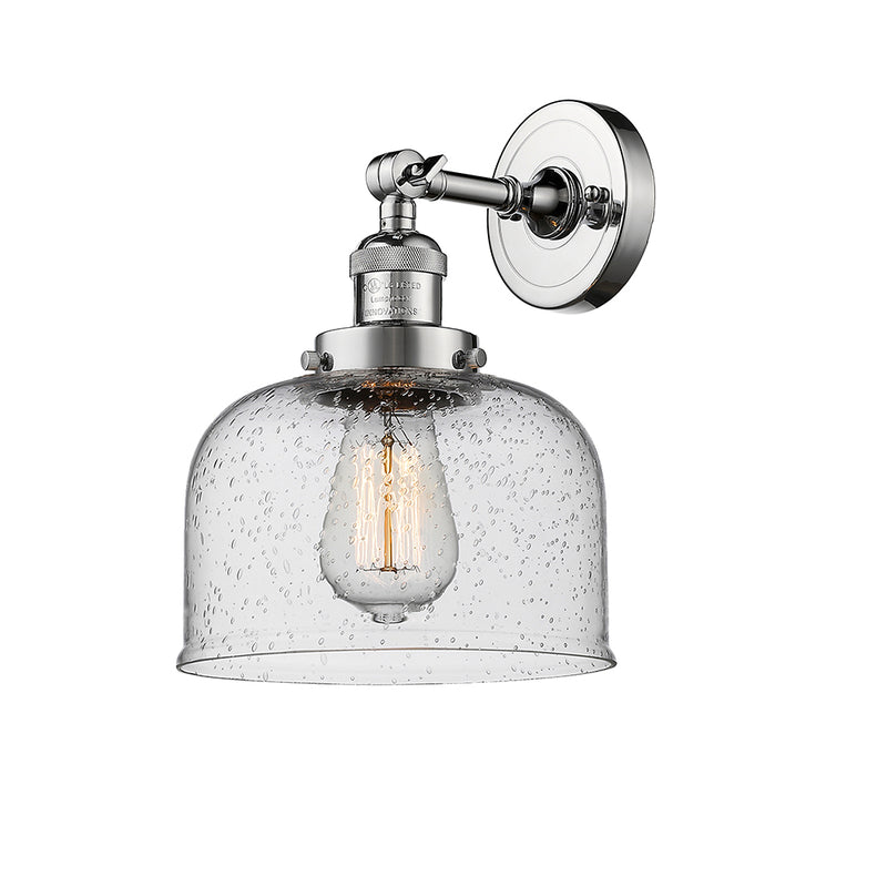 Innovations Lighting Large Bell 1 Light Semi-Flush Mount Part Of The Franklin Restoration Collection 201F-PC-G74-LED