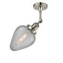 Innovations Lighting Geneseo 1 Light Semi-Flush Mount Part Of The Franklin Restoration Collection 201F-PN-G165