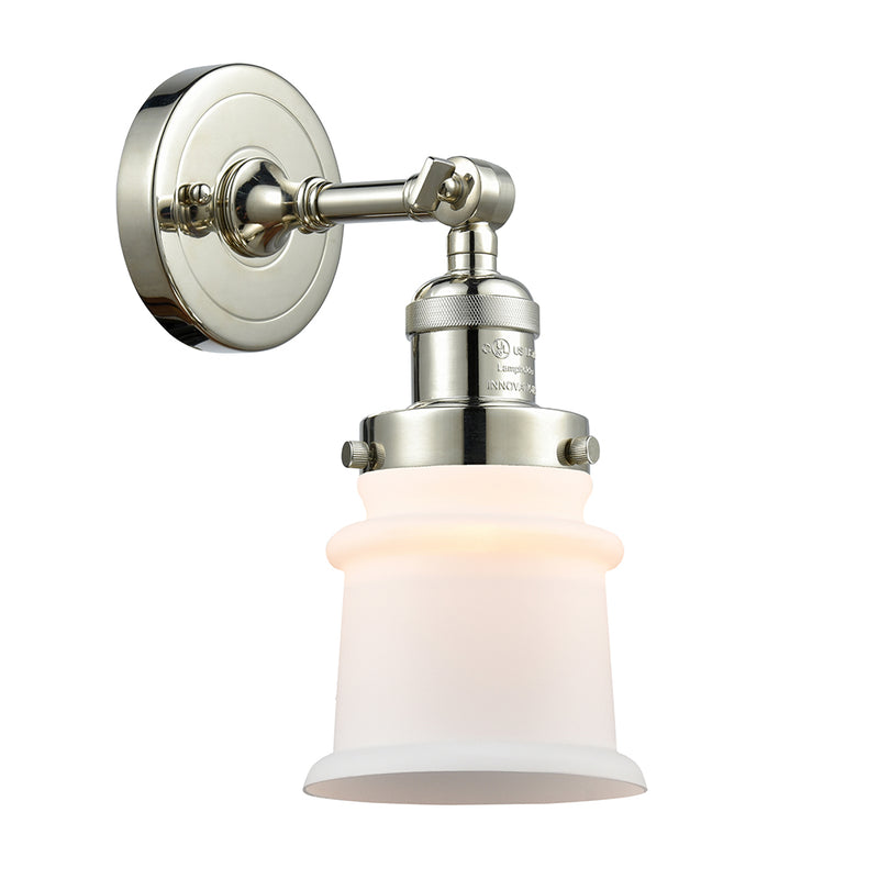 Innovations Lighting Small Canton 1 Light Semi-Flush Mount Part Of The Franklin Restoration Collection 201F-PN-G181S