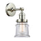 Innovations Lighting Small Canton 1 Light Semi-Flush Mount Part Of The Franklin Restoration Collection 201F-PN-G182S-LED