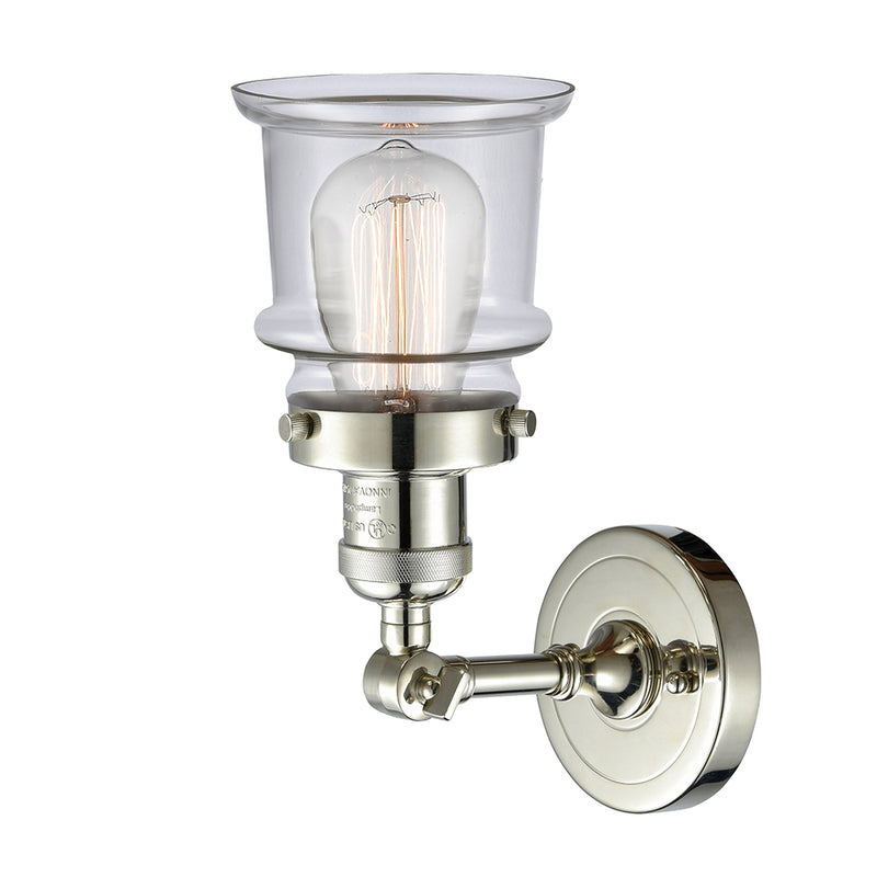 Innovations Lighting Small Canton 1 Light Semi-Flush Mount Part Of The Franklin Restoration Collection 201F-PN-G182S