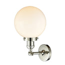 Innovations Lighting Beacon 1 Light 8" Semi-Flush Mount 201F-PN-G201-8