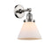 Innovations Lighting Large Cone 1 Light Semi-Flush Mount Part Of The Franklin Restoration Collection 201F-PN-G41