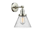 Innovations Lighting Large Cone 1 Light Semi-Flush Mount Part Of The Franklin Restoration Collection 201F-PN-G44