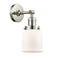 Innovations Lighting Small Bell 1 Light Semi-Flush Mount Part Of The Franklin Restoration Collection 201F-PN-G51