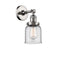 Innovations Lighting Small Bell 1 Light Semi-Flush Mount Part Of The Franklin Restoration Collection 201F-PN-G52