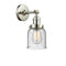 Innovations Lighting Small Bell 1 Light Semi-Flush Mount Part Of The Franklin Restoration Collection 201F-PN-G54