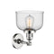 Innovations Lighting Large Bell 1 Light Semi-Flush Mount Part Of The Franklin Restoration Collection 201F-PN-G72