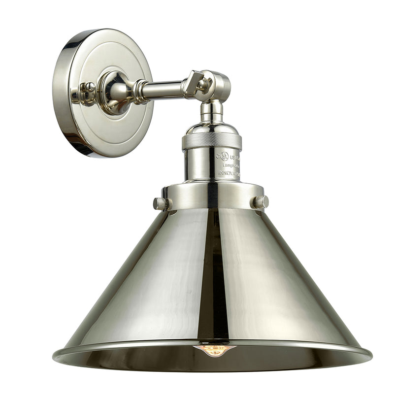 Innovations Lighting Briarcliff 1 Light Semi-Flush Mount Part Of The Franklin Restoration Collection 201F-PN-M10-PN