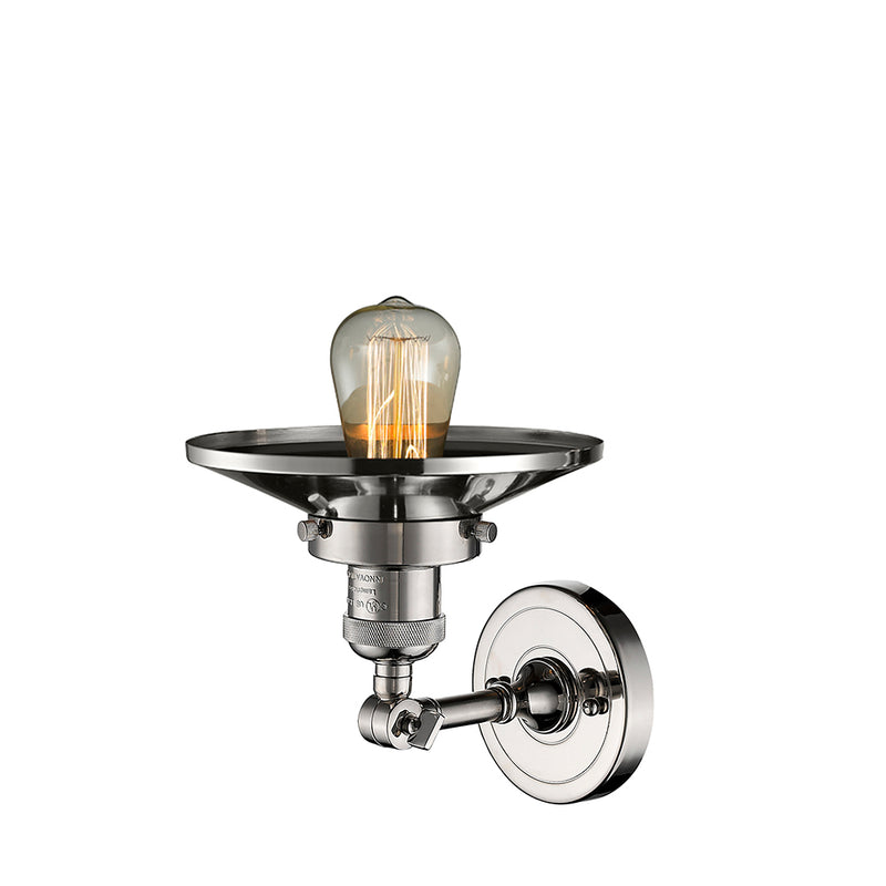 Innovations Lighting Railroad 1 Light Semi-Flush Mount Part Of The Franklin Restoration Collection 201F-PN-M1