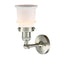 Innovations Lighting Small Canton 1 Light Semi-Flush Mount Part Of The Franklin Restoration Collection 201F-SN-G181S-LED