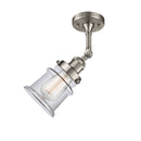 Innovations Lighting Small Canton 1 Light Semi-Flush Mount Part Of The Franklin Restoration Collection 201F-SN-G182S