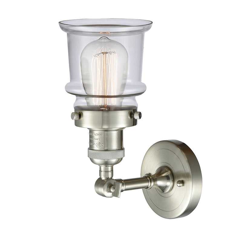 Innovations Lighting Small Canton 1 Light Semi-Flush Mount Part Of The Franklin Restoration Collection 201F-SN-G182S