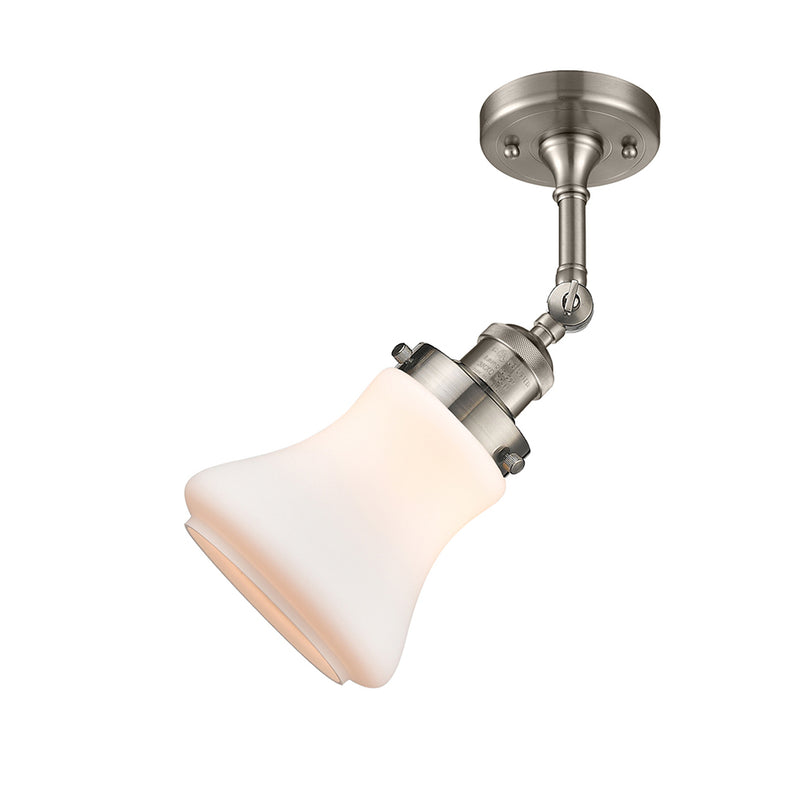 Innovations Lighting Bellmont 1 Light Semi-Flush Mount Part Of The Franklin Restoration Collection 201F-SN-G191