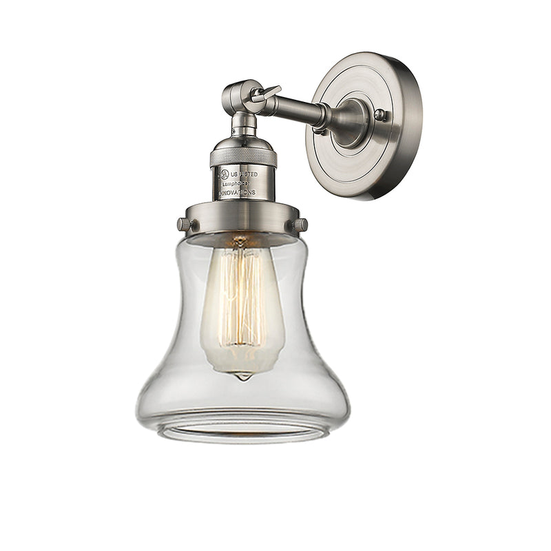 Innovations Lighting Bellmont 1 Light Semi-Flush Mount Part Of The Franklin Restoration Collection 201F-SN-G192