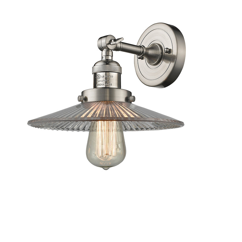 Innovations Lighting Halophane 1 Light Semi-Flush Mount Part Of The Franklin Restoration Collection 201F-SN-G2-LED