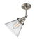 Innovations Lighting Large Cone 1 Light Semi-Flush Mount Part Of The Franklin Restoration Collection 201F-SN-G42