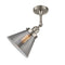 Innovations Lighting Large Cone 1 Light Semi-Flush Mount Part Of The Franklin Restoration Collection 201F-SN-G43