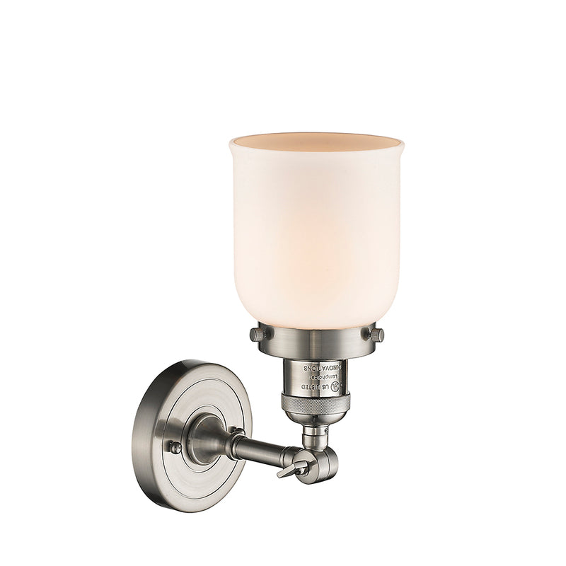 Innovations Lighting Small Bell 1 Light Semi-Flush Mount Part Of The Franklin Restoration Collection 201F-SN-G51-LED