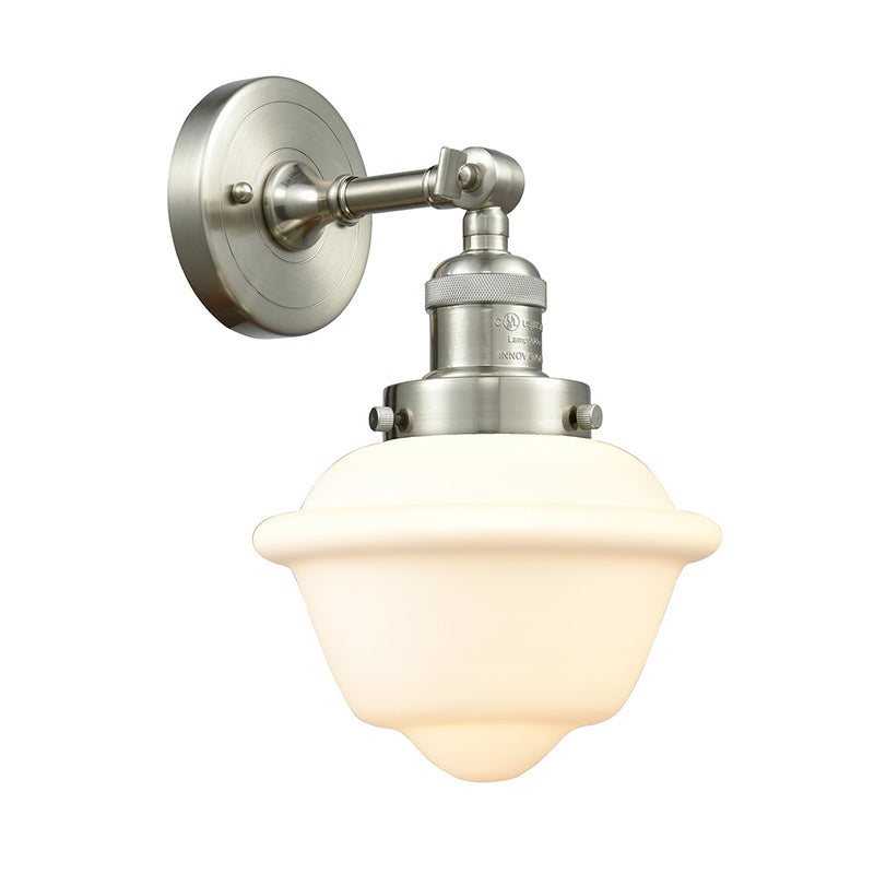 Innovations Lighting Small Oxford 1 Light Semi-Flush Mount Part Of The Franklin Restoration Collection 201F-SN-G531