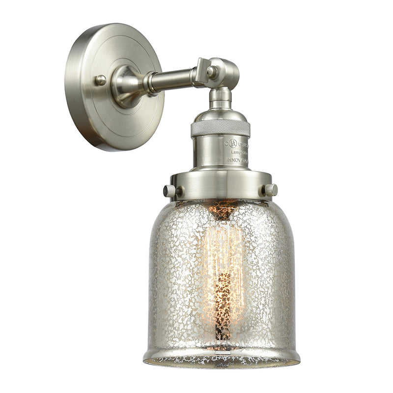 Innovations Lighting Small Bell 1 Light Semi-Flush Mount Part Of The Franklin Restoration Collection 201F-SN-G58