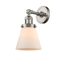 Innovations Lighting Small Cone 1 Light Semi-Flush Mount Part Of The Franklin Restoration Collection 201F-SN-G61