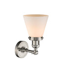 Innovations Lighting Small Cone 1 Light Semi-Flush Mount Part Of The Franklin Restoration Collection 201F-SN-G61