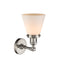 Innovations Lighting Small Cone 1 Light Semi-Flush Mount Part Of The Franklin Restoration Collection 201F-SN-G61-LED