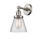 Innovations Lighting Small Cone 1 Light Semi-Flush Mount Part Of The Franklin Restoration Collection 201F-SN-G62