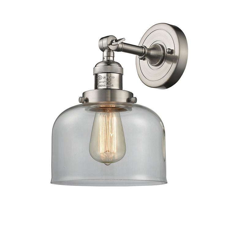 Innovations Lighting Large Bell 1 Light Semi-Flush Mount Part Of The Franklin Restoration Collection 201F-SN-G72