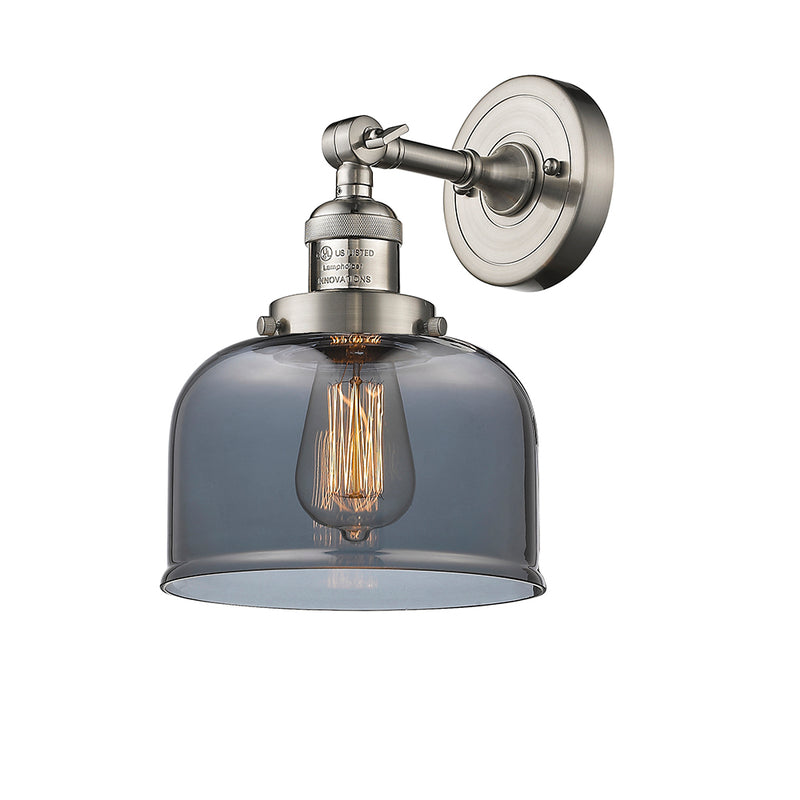 Innovations Lighting Large Bell 1 Light Semi-Flush Mount Part Of The Franklin Restoration Collection 201F-SN-G73