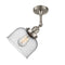 Innovations Lighting Large Bell 1 Light Semi-Flush Mount Part Of The Franklin Restoration Collection 201F-SN-G74