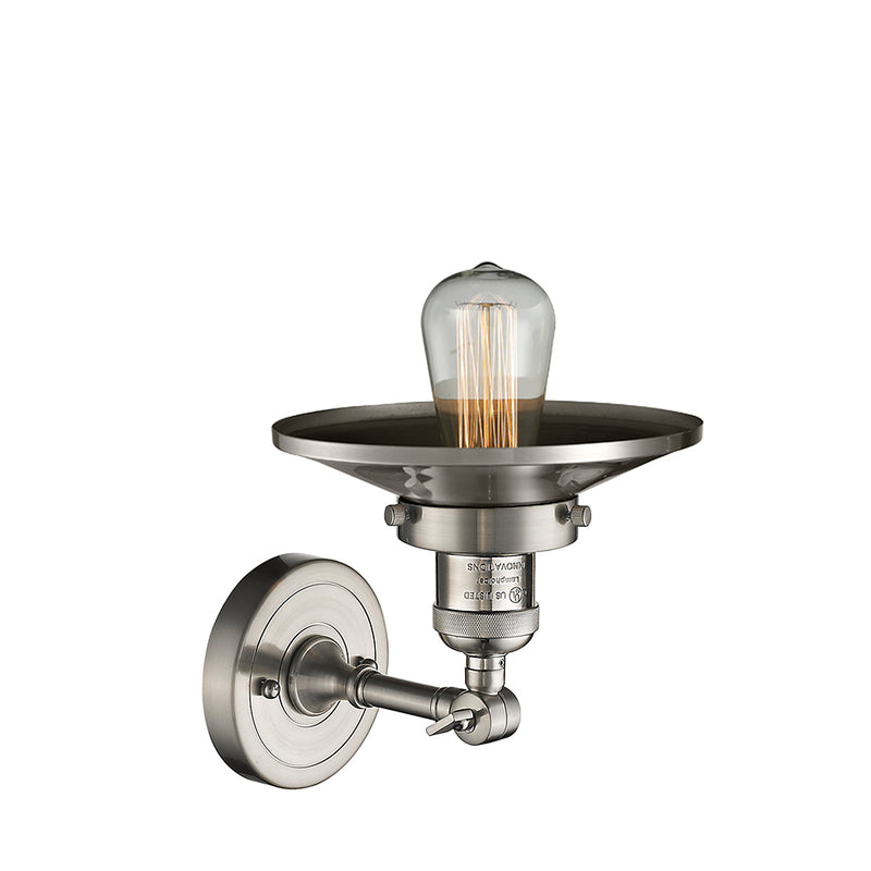 Innovations Lighting Railroad 1 Light Semi-Flush Mount Part Of The Franklin Restoration Collection 201F-SN-M2