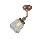 Innovations Lighting Chatham 1 Light Semi-Flush Mount Part Of The Franklin Restoration Collection 201FBP-ACBK-G142