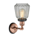 Innovations Lighting Chatham 1 Light Semi-Flush Mount Part Of The Franklin Restoration Collection 201FBP-ACBK-G142