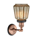 Innovations Lighting Chatham 1 Light Semi-Flush Mount Part Of The Franklin Restoration Collection 201FBP-ACBK-G146