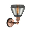 Innovations Lighting Fulton 1 Light Semi-Flush Mount Part Of The Franklin Restoration Collection 201FBP-ACBK-G173