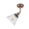 Innovations Lighting Large Cone 1 Light Semi-Flush Mount Part Of The Franklin Restoration Collection 201FBP-ACBK-G44