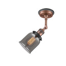 Innovations Lighting Small Bell 1 Light Semi-Flush Mount Part Of The Franklin Restoration Collection 201FBP-ACBK-G53