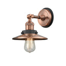 Innovations Lighting Railroad 1 Light Semi-Flush Mount Part Of The Franklin Restoration Collection 201FBP-ACBK-M3-AC