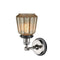 Innovations Lighting Chatham 1 Light Semi-Flush Mount Part Of The Franklin Restoration Collection 201FBP-PNBK-G146