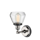 Innovations Lighting Fulton 1 Light Semi-Flush Mount Part Of The Franklin Restoration Collection 201FBP-PNBK-G172