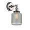 Innovations Lighting Stanton 1 Light Semi-Flush Mount Part Of The Franklin Restoration Collection 201FBP-PNBK-G262