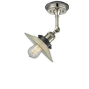 Innovations Lighting Halophane 1 Light Semi-Flush Mount Part Of The Franklin Restoration Collection 201FBP-PNBK-G2