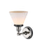 Innovations Lighting Large Cone 1 Light Semi-Flush Mount Part Of The Franklin Restoration Collection 201FBP-PNBK-G41