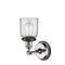 Innovations Lighting Small Bell 1 Light Semi-Flush Mount Part Of The Franklin Restoration Collection 201FBP-PNBK-G52