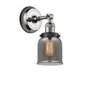 Innovations Lighting Small Bell 1 Light Semi-Flush Mount Part Of The Franklin Restoration Collection 201FBP-PNBK-G53